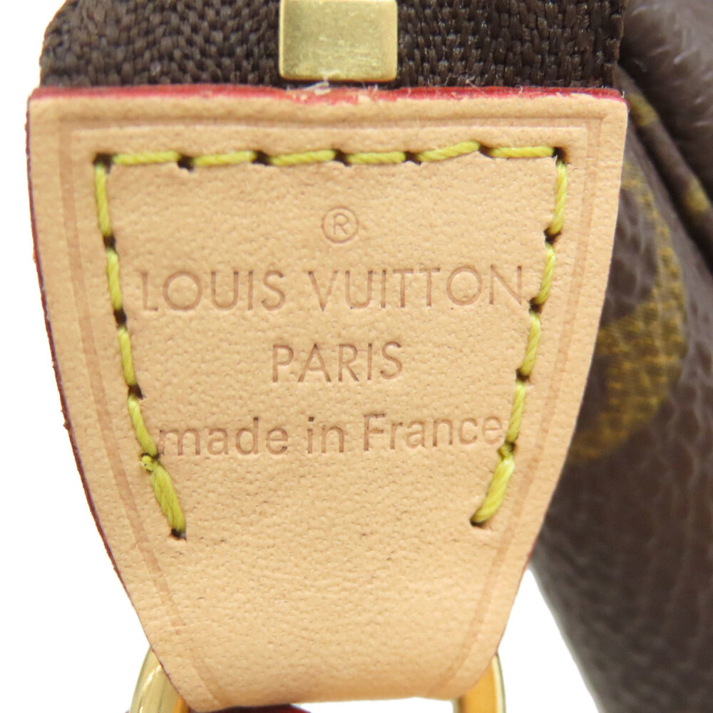 LOUIS VUITTON Brown Monogram Canvas Pochette Pouch - Picture 6 of 13